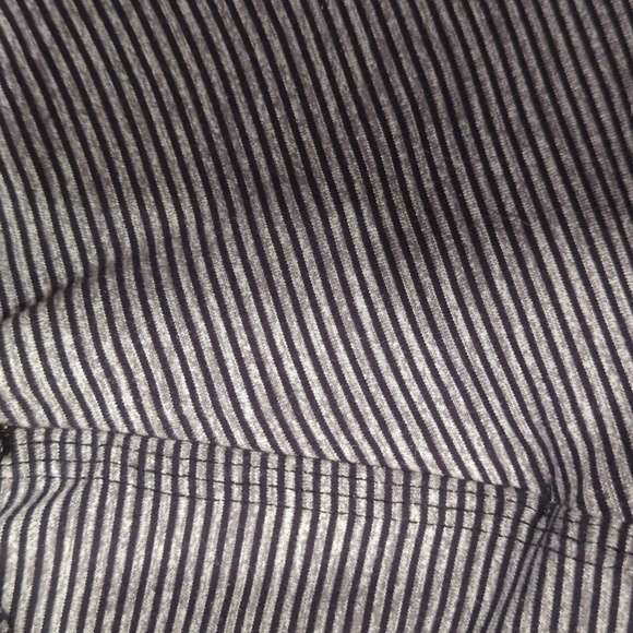 Lululemon Kanto Catch Me 1/2 Zip Stripe Black /grey - Picture 12 of 12